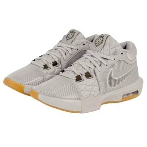 Nike Adult Lebron Witness VIII Basketball Shoes Grey - 8.5 Men and 10 Women